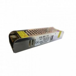 Sursa alimentare LED 12V 80W (6,7A) Slim metalica IP20 Sursa alimentare LED 12V 80W (6,7A) Slim metalica IP20