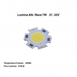Led Cob 7W, 11mm, 6000 - 6500K / Alb-rece Led Cob 7W, 11mm, 6000 - 6500K / Alb-rece