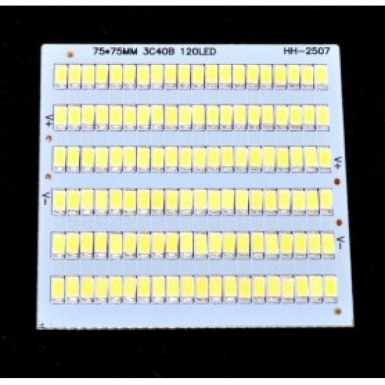 Placa cu Leduri SMD 100W 12V,  75 x 75 x 120