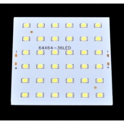 Placa cu Leduri SMD 10W 12V, 64 x 64 x 36 Placa cu Leduri SMD 10W 12V, 64 x 64 x 36