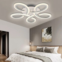 Lustra LED CU TELECOMANDA G 3517/5 alb lumina calda/ neutra/ rece si Intensitate reglabila