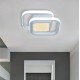 Lustra LED SE-M 1027 SQ ALBA design patrat lumina calda/ neutra/ rece