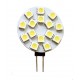 Bec Spot LED G4 3w, 12v Disc, 15 SMD-uri 5050