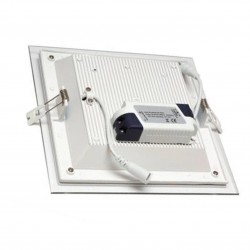 Spot LED Patrat sticla 6W 95 mm Spot LED Patrat sticla 6W 95 mm