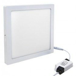 Spot LED 24W 220V Aplicat Patrat, Lumina rece, neutra si calda
