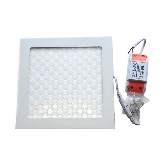 Spot LED 3D Patrat 18W 220 mm