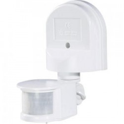 Senzor miscare exterior negru/alb