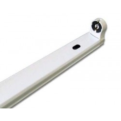 Suport tub LED T8 120cm metal alimentare in mijloc Suport tub LED T8 120cm metal alimentare in mijloc